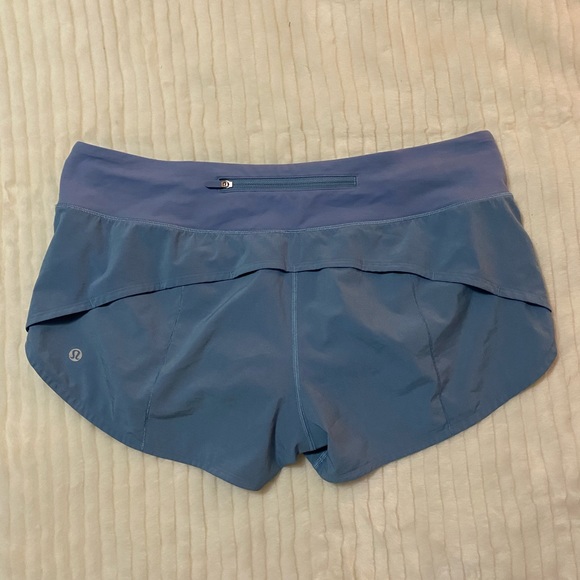 lululemon athletica Pants - Speed up shorts Utility Blue